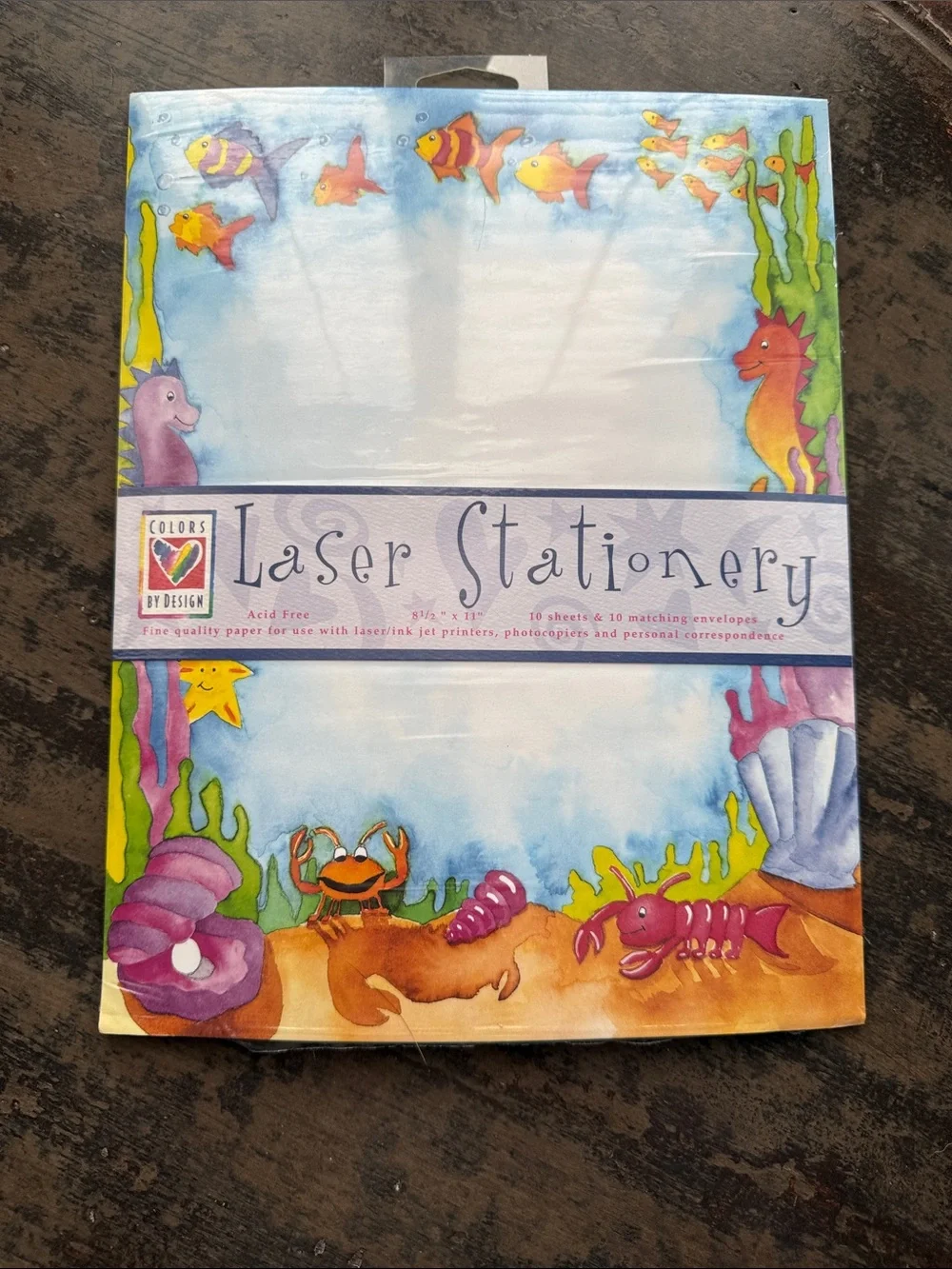 Lot of 10 Packages Themed Stationary Collection 8.5 x 11 inch